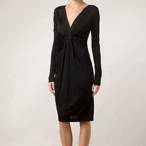 Diane Von Furstenberg black cocktail dress size 0